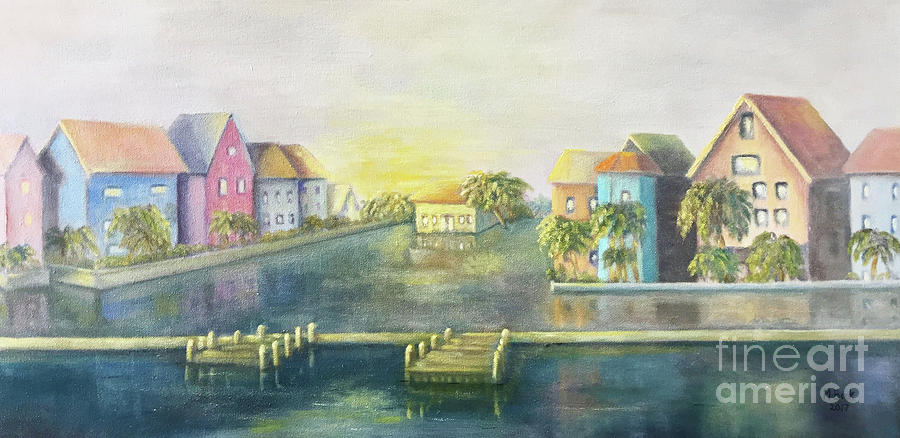 Caribbean Morning  Painting by Marlene Book