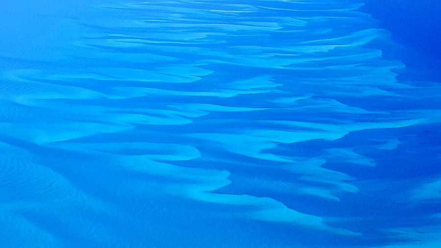 Caribbean Ocean Abstract Photograph by Jetson Nguyen