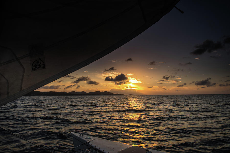 Caribbean sail St Croix Photograph by Greg Wyatt