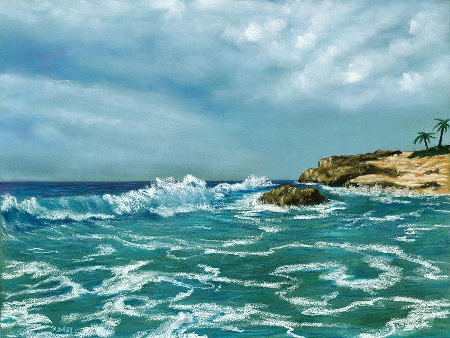 Caribbean Sea Painting by Anastasiya Malakhova
