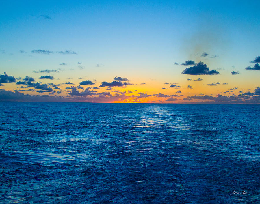 Caribbean Sunrise #2 Photograph by Jana Rosenkranz