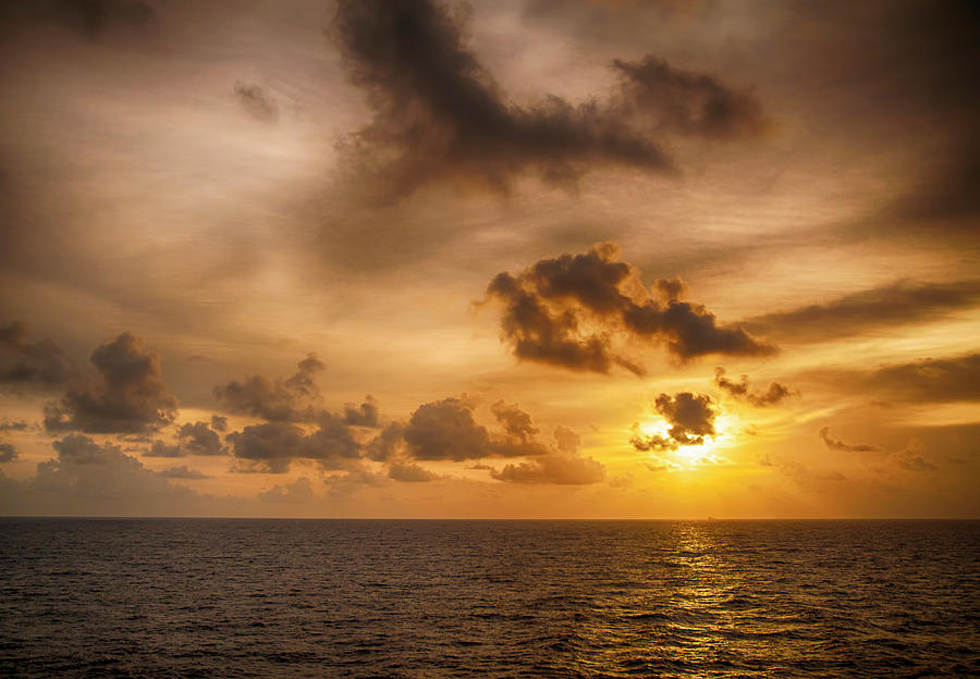 Caribbean Sunrise Photograph by Mick Burkey