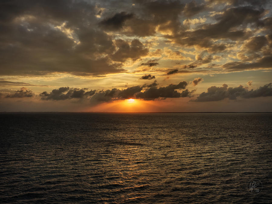 Caribbean Sunset 001 Photograph by Lance Vaughn