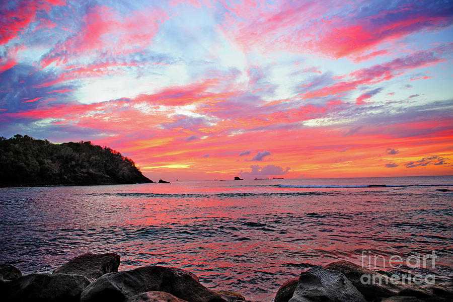 Caribbean Sunset Photograph by Anna Serebryanik