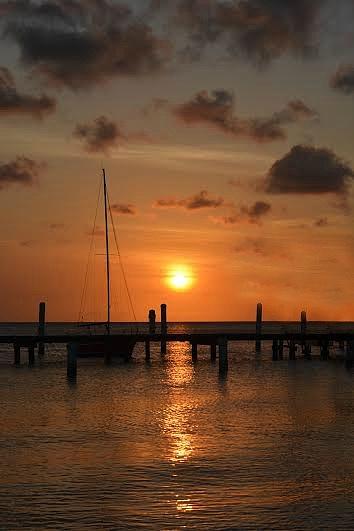 Caribbean Sunset Photograph by Carolyn Mickulas