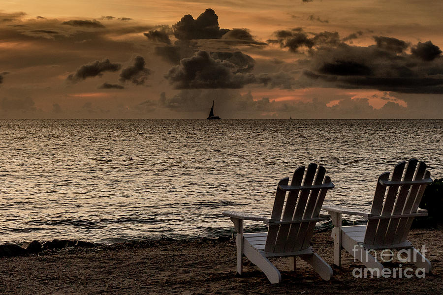 Caribbean Sunset Photograph by David Rucker