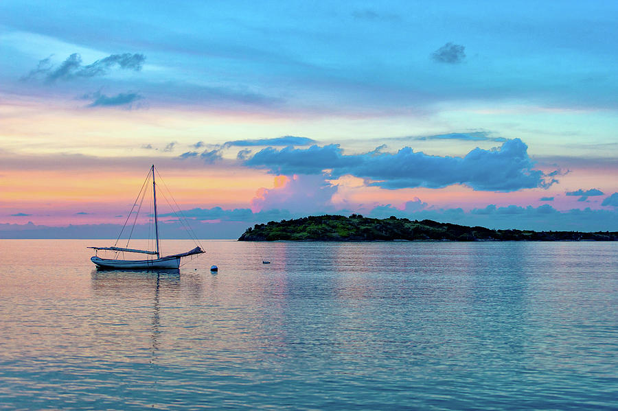 Caribbean Sunset Photograph by Greg Wyatt