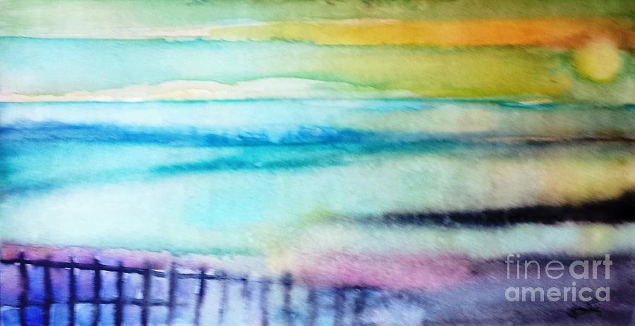 Caribbean Sunset Painting by Vesna Antic