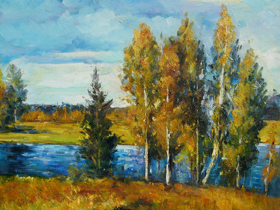 Cariboo Fall Painting by Imagine Art Works Studio - Fine Art America