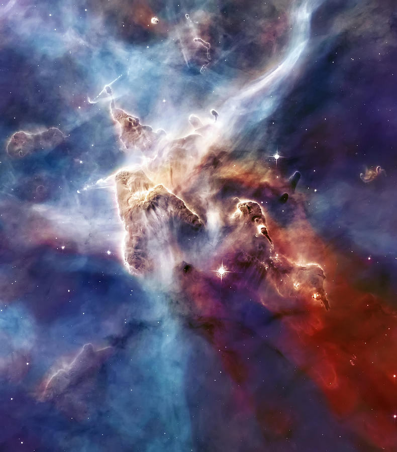 Abstract Photograph - Carina Nebula Pillar by Jennifer Rondinelli Reilly - Fine Art Photography
