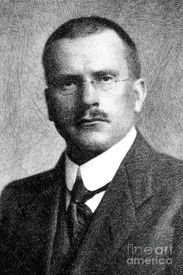 Carl Jung, Psychoanalyst Digital Art