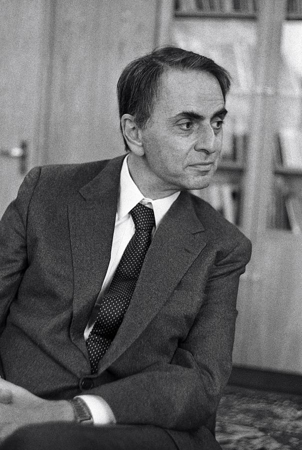 Carl Sagan, Us Astronomer Photograph by Ria Novosti