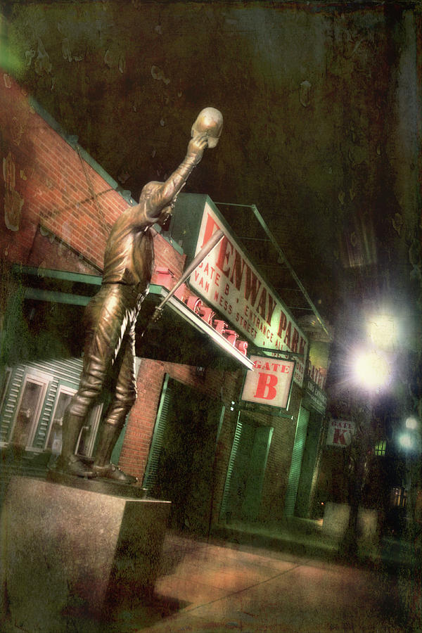 Carl Yastrzemski Statue - Fenway Park Boston Photograph by Joann Vitali