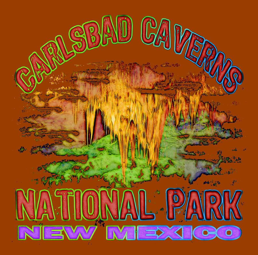 Carlsbad Caverns National Park Digital Art by David G Paul