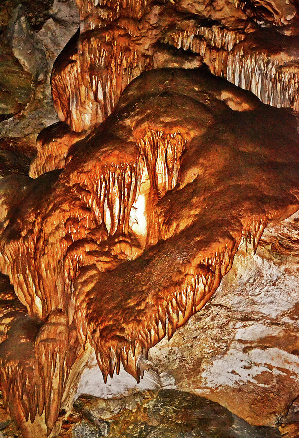 Carlsbad Caverns Wall 004 Photograph by George Bostian