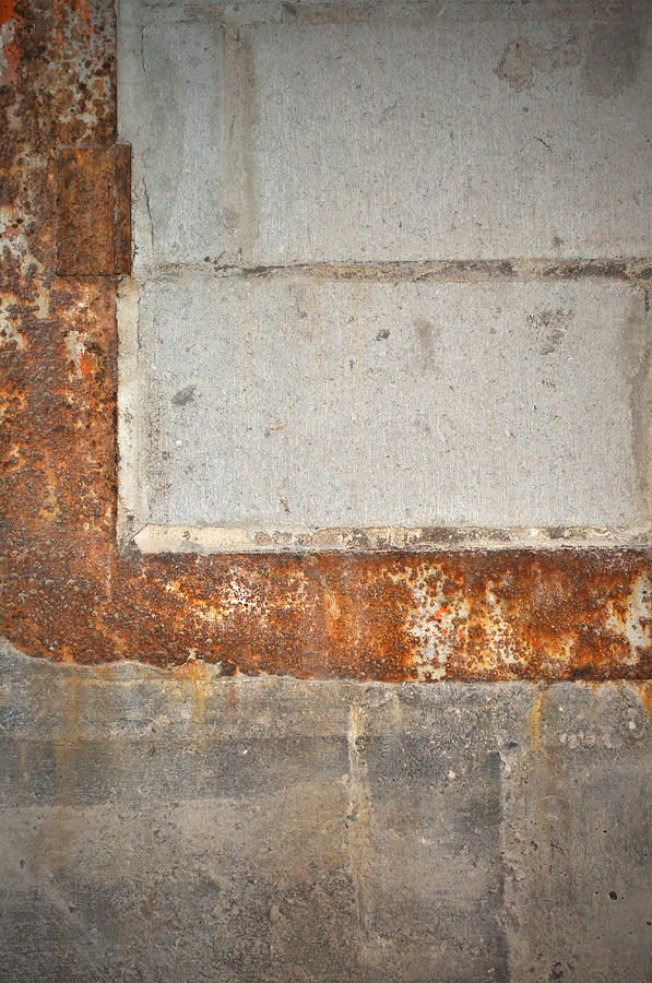 Carlton 14 - abstract concrete wall Photograph by Tim Nyberg