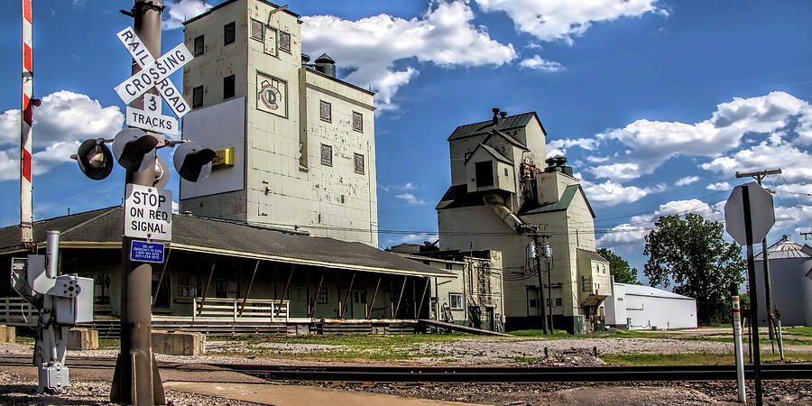 Carlton Michigan Feed Mill Photograph