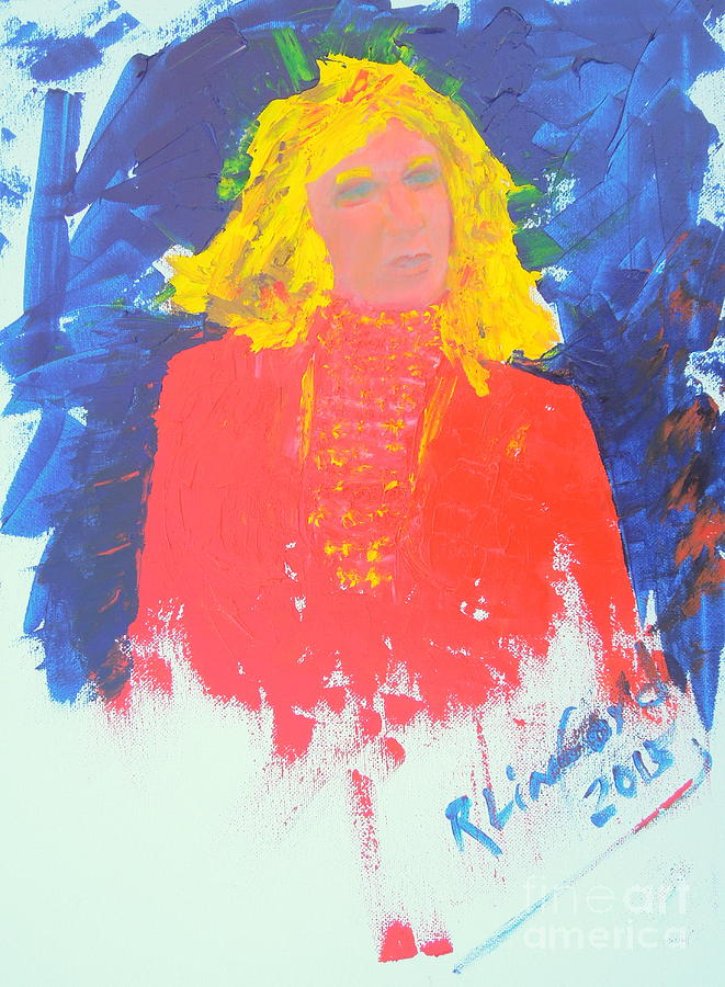 Carly Fiorina Painting by Richard W Linford