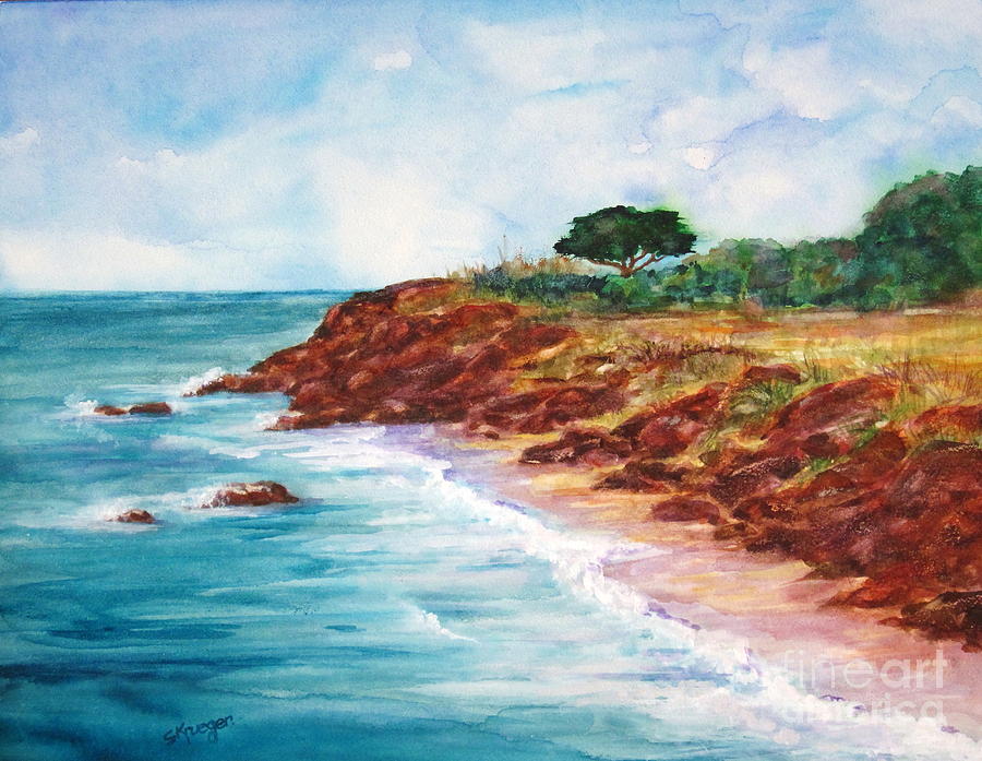 Carmel Bay Painting by Suzanne Krueger