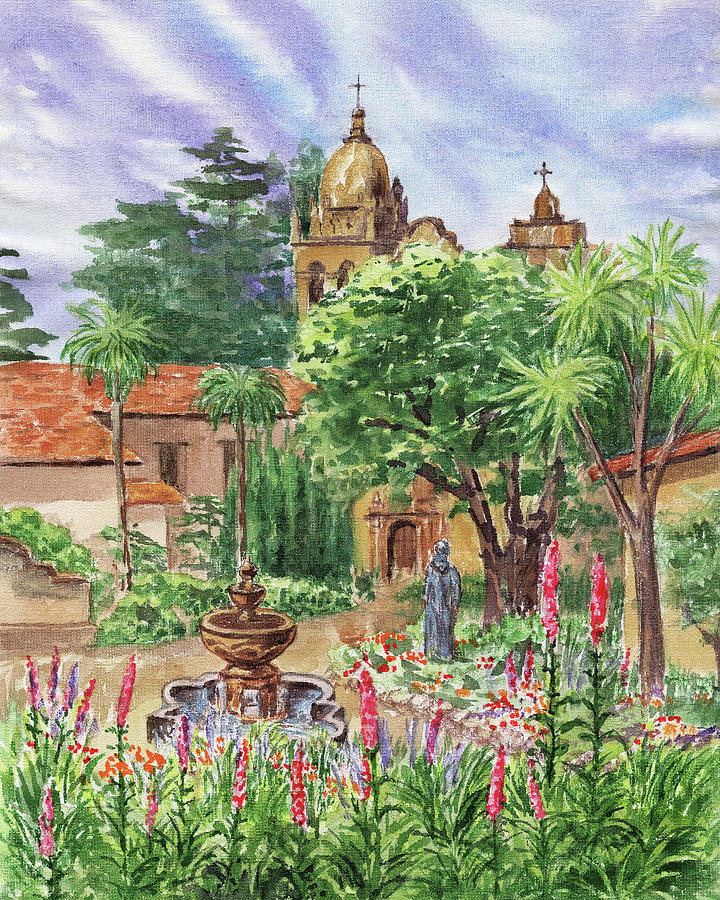 Carmel By The Sea Mission Painting
