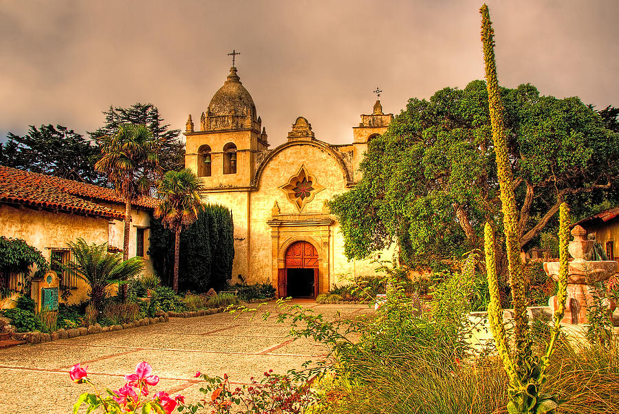 Carmel Mission Photograph by Maria Coulson