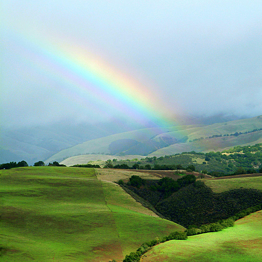 Carmel Valley Rainbow Photograph by Charlene Mitchell