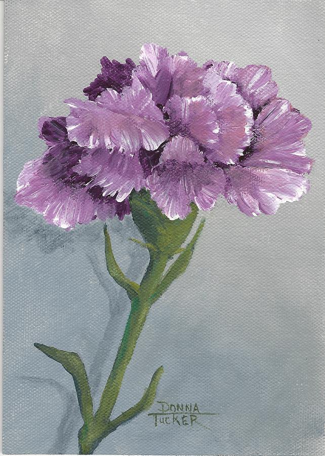 Flower Painting - Carnation Blossom by Donna Tucker