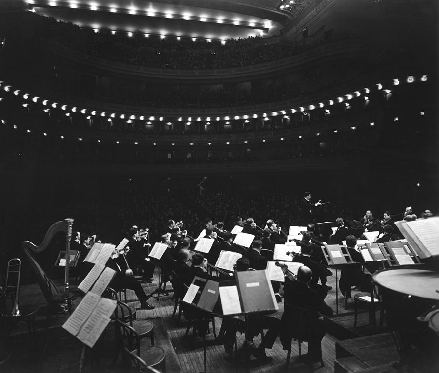 Carnegie Hall, The Ny Philharmonic Photograph by Everett