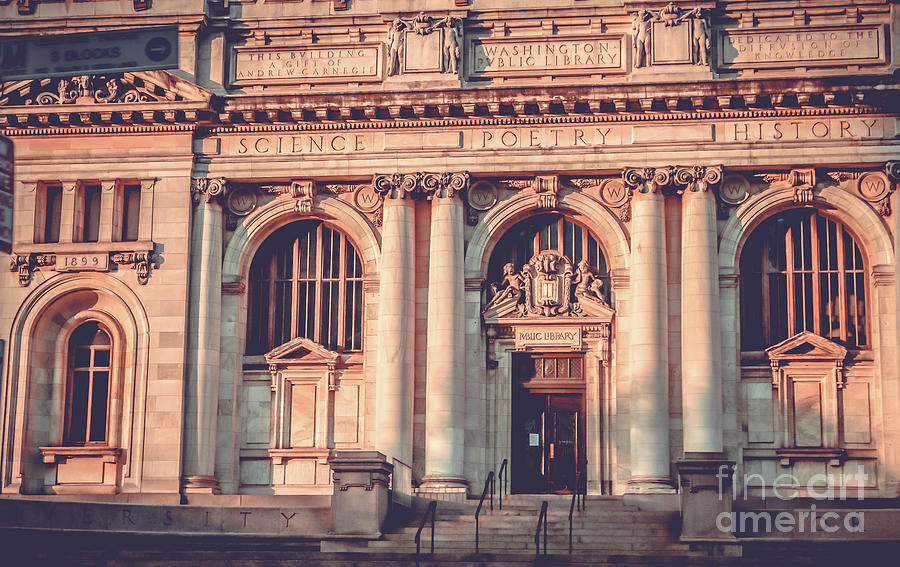 Carnegie Library in Washington DC Photograph by Claudia M Photography