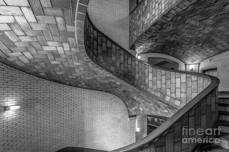 Carnegie Mellon University Baker Hall Stairway Photograph by University Icons