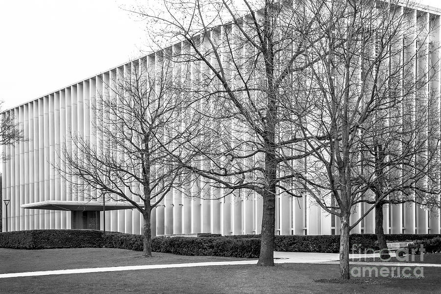 Carnegie Mellon University Hunt Library Photograph by University Icons