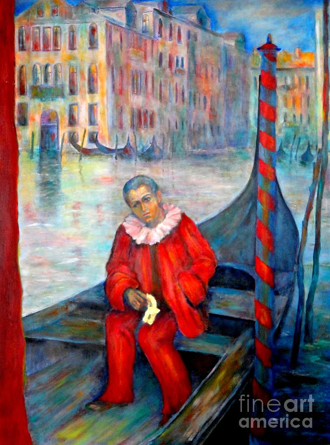 Carnaval in Venice Painting by Dagmar Helbig