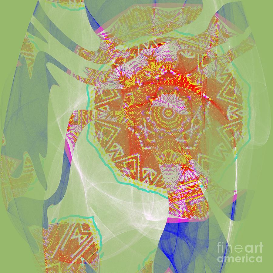 Carnival Abstract 7 Digital Art by Mary Machare