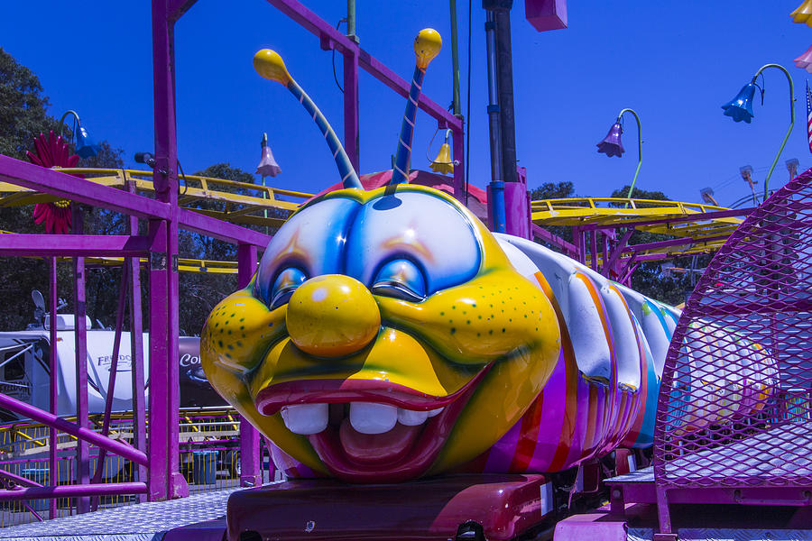 Carnival Caterpillar Ride Photograph by Garry Gay