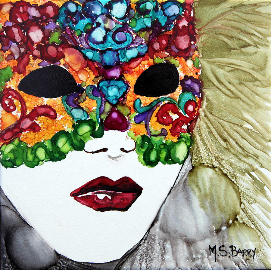 Carnival Painting by Maria Barry