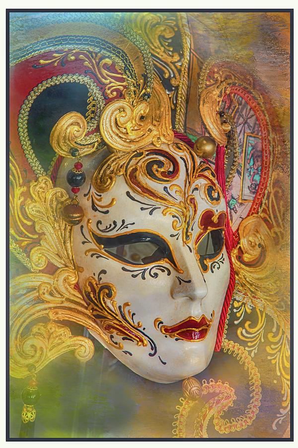 Carnival Mask  Photograph by Harriet Feagin