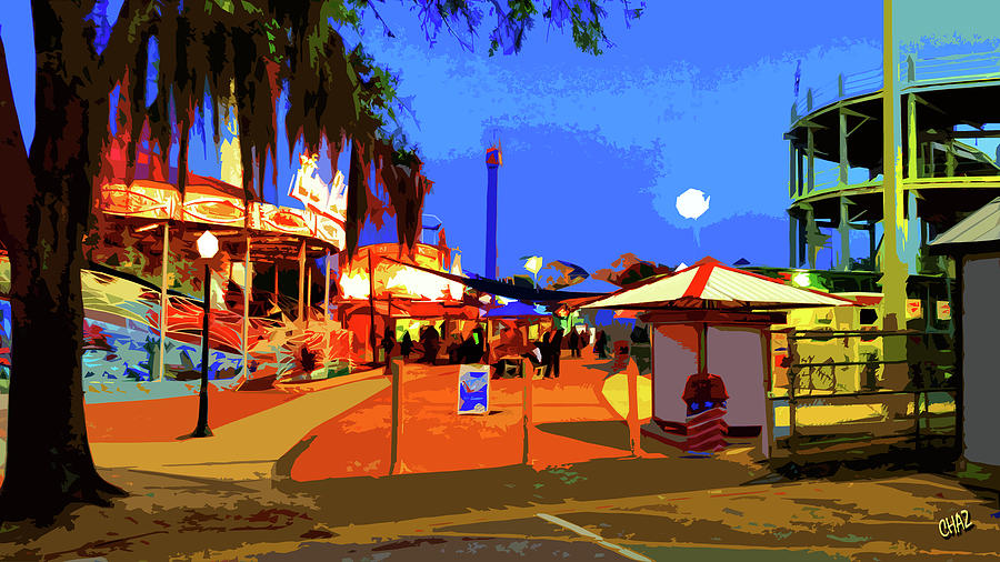 Carnival Night Painting by CHAZ Daugherty