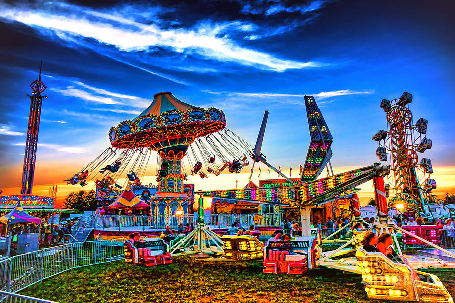 Sunset Photograph - Carnival by Olivier Le Queinec
