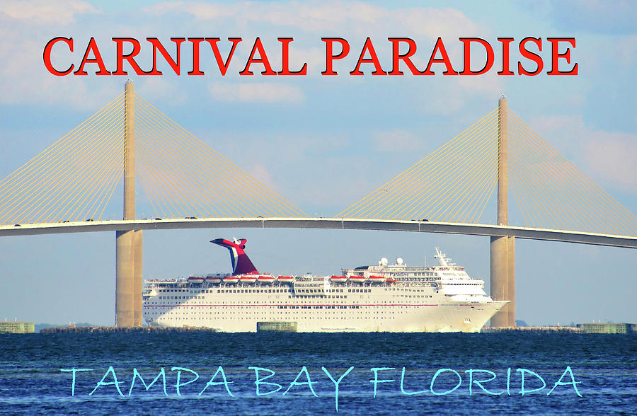 Carnival Paradise cruise ship PC Photograph by David Lee Thompson