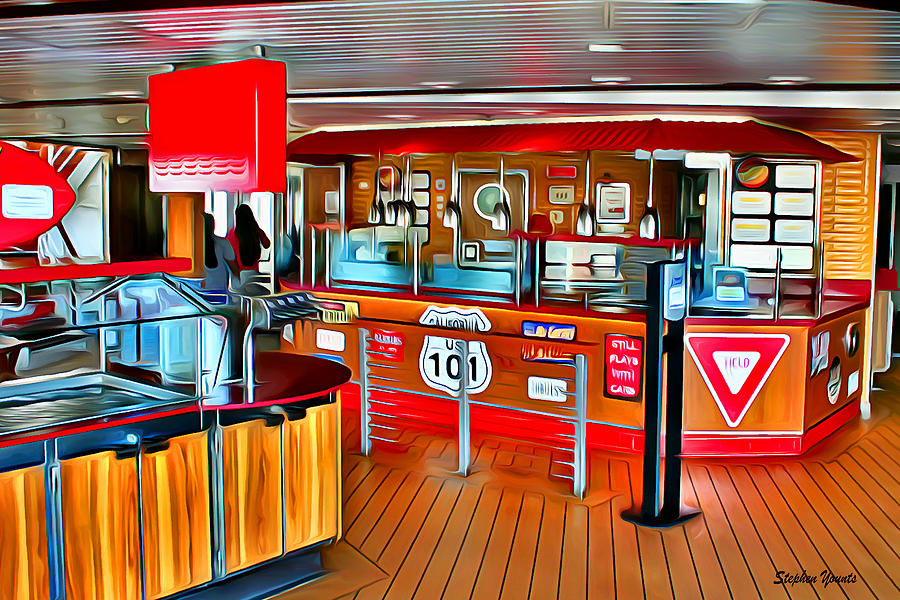 Carnival Pride Guys Burger Joint Digital Art by Stephen Younts
