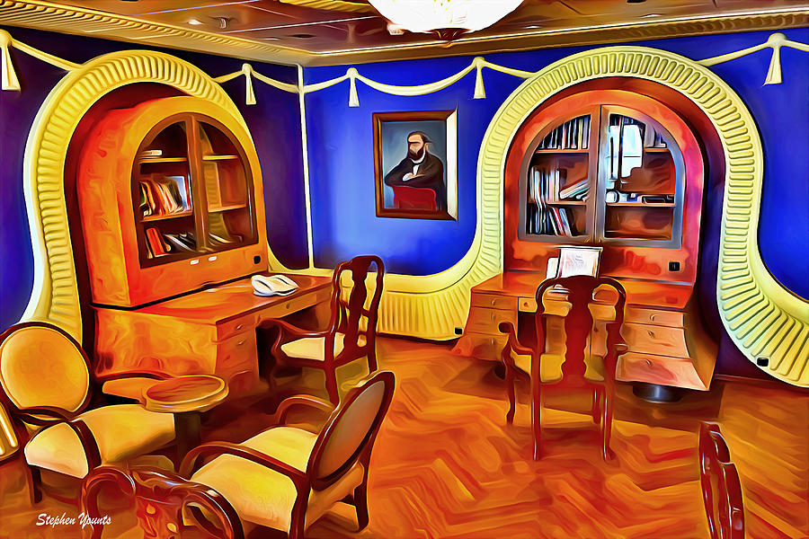 Baltimore Digital Art - Carnival Pride Library by Stephen Younts