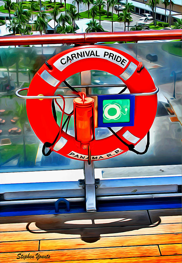Carnival Pride Life Ring Digital Art by Stephen Younts