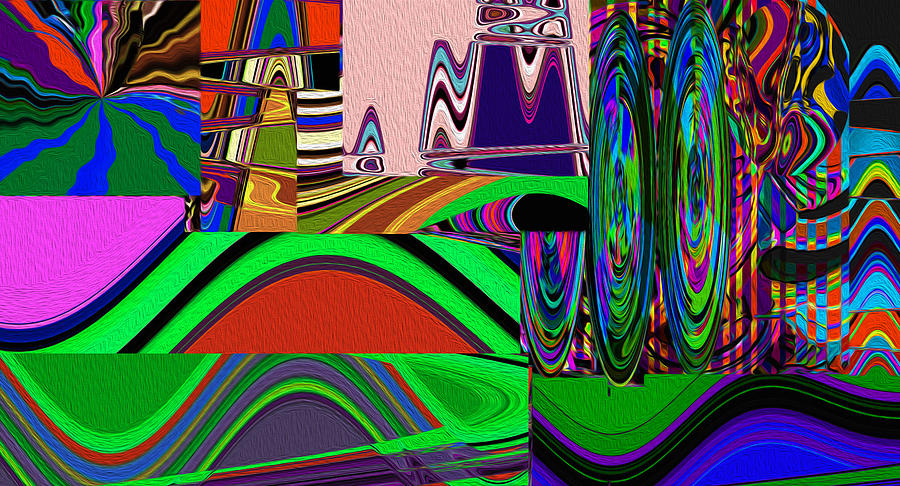 Movement Digital Art - Carnival Spins by Phillip Mossbarger