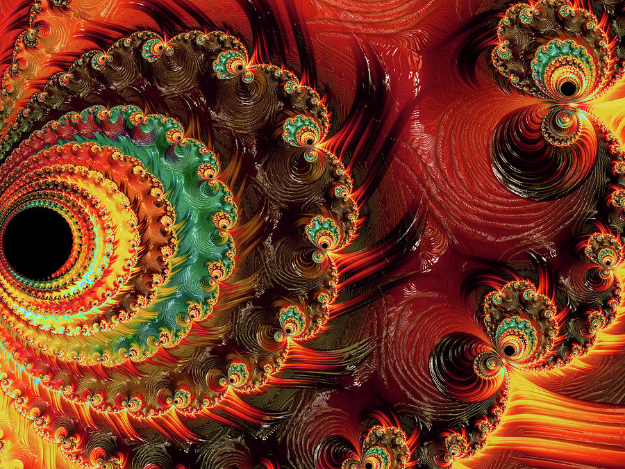 Carnivals Of Color Abstract Digital Art