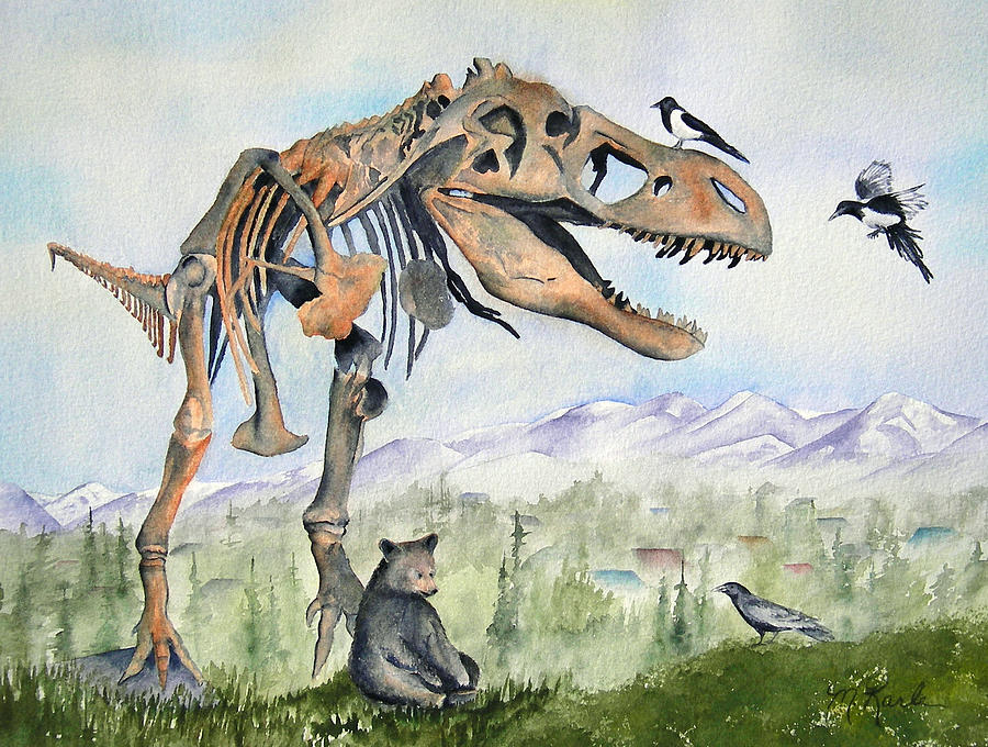 Carnivore Club Painting by Marsha Karle