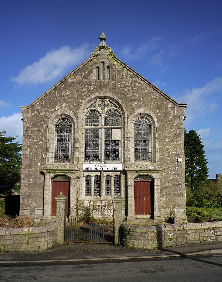 Carnkie Methodist Church Cornwall Photograph by Richard Brookes