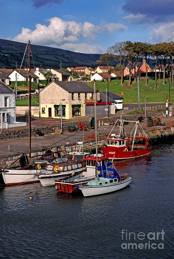 Carnlough Harbour County Antrim Northern Ireland Photograph by Thomas R Fletcher