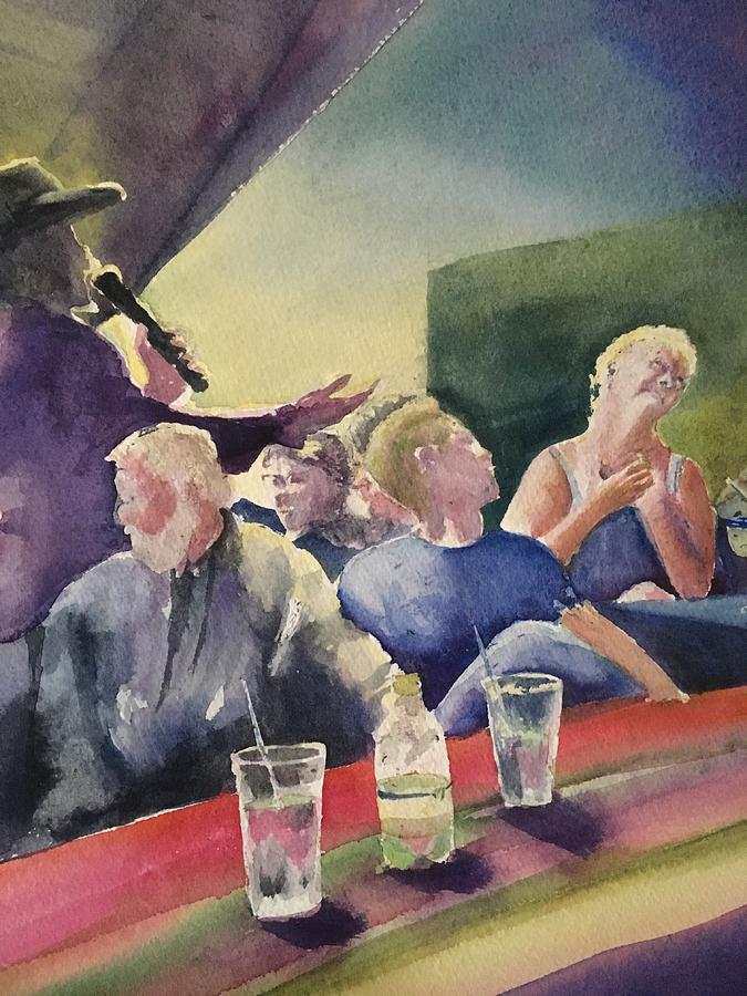 Bar Painting - Carol and the Crooner by Diane Binder Bar Painting - Carol and the Crooner by Diane Binder