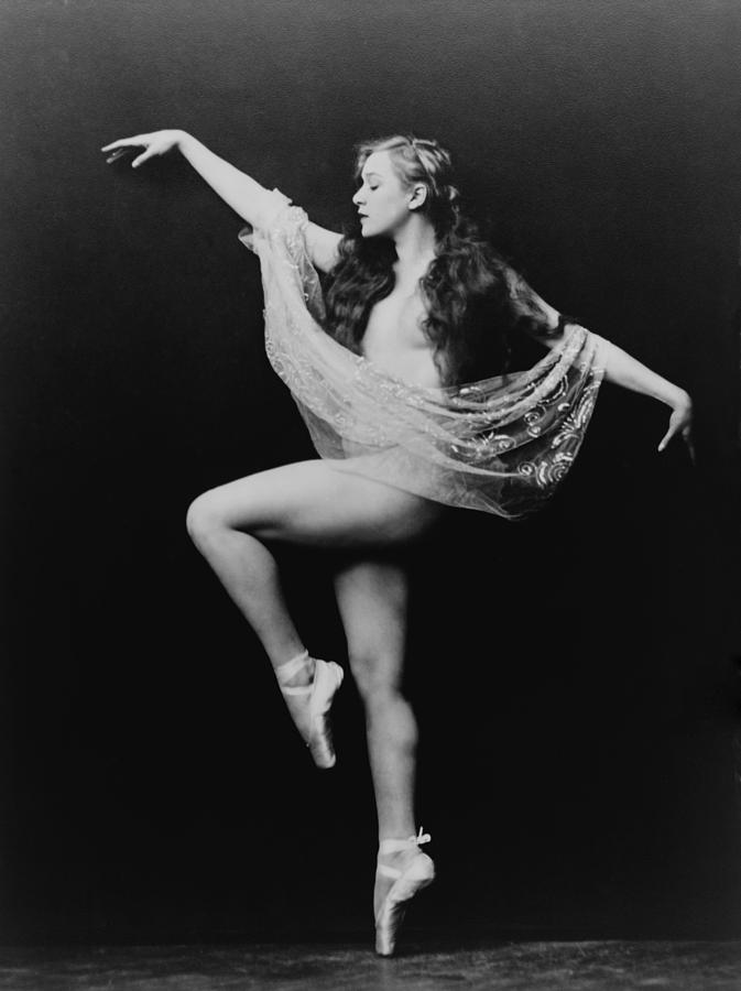 Portrait Photograph - Carol Bergman, A Ziegfeld Girl Posed by Everett