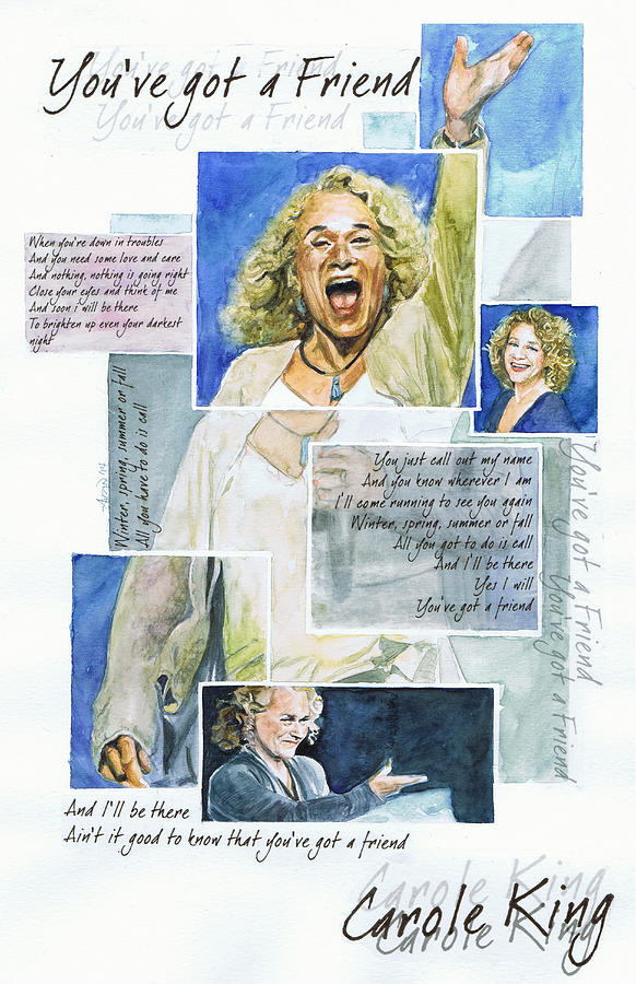 Carole King Painting - Carole King by Adrienne Norris